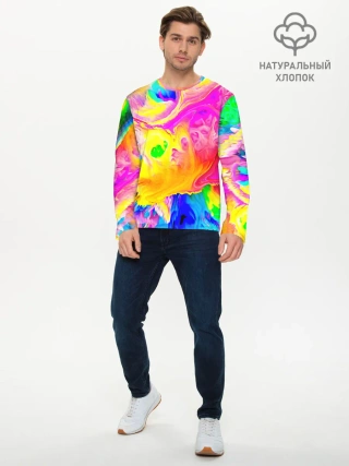 Мужской лонгслив базовый / КРАСКИ