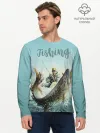 Мужской лонгслив базовый / Fishing