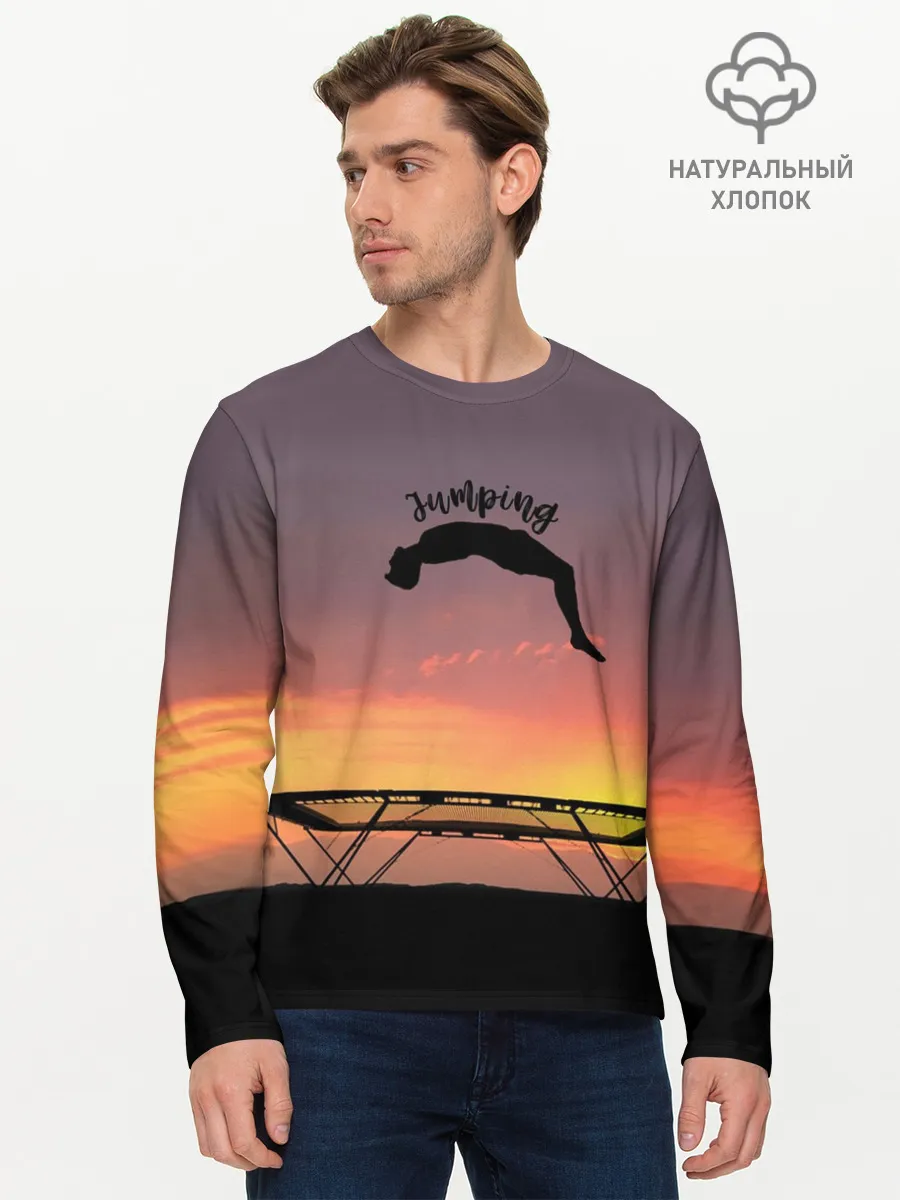 Мужской лонгслив базовый / Jumping