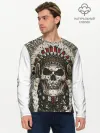 Мужской лонгслив базовый / Leader of indian skeletons