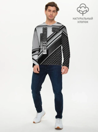 Мужской лонгслив базовый / PUBG
