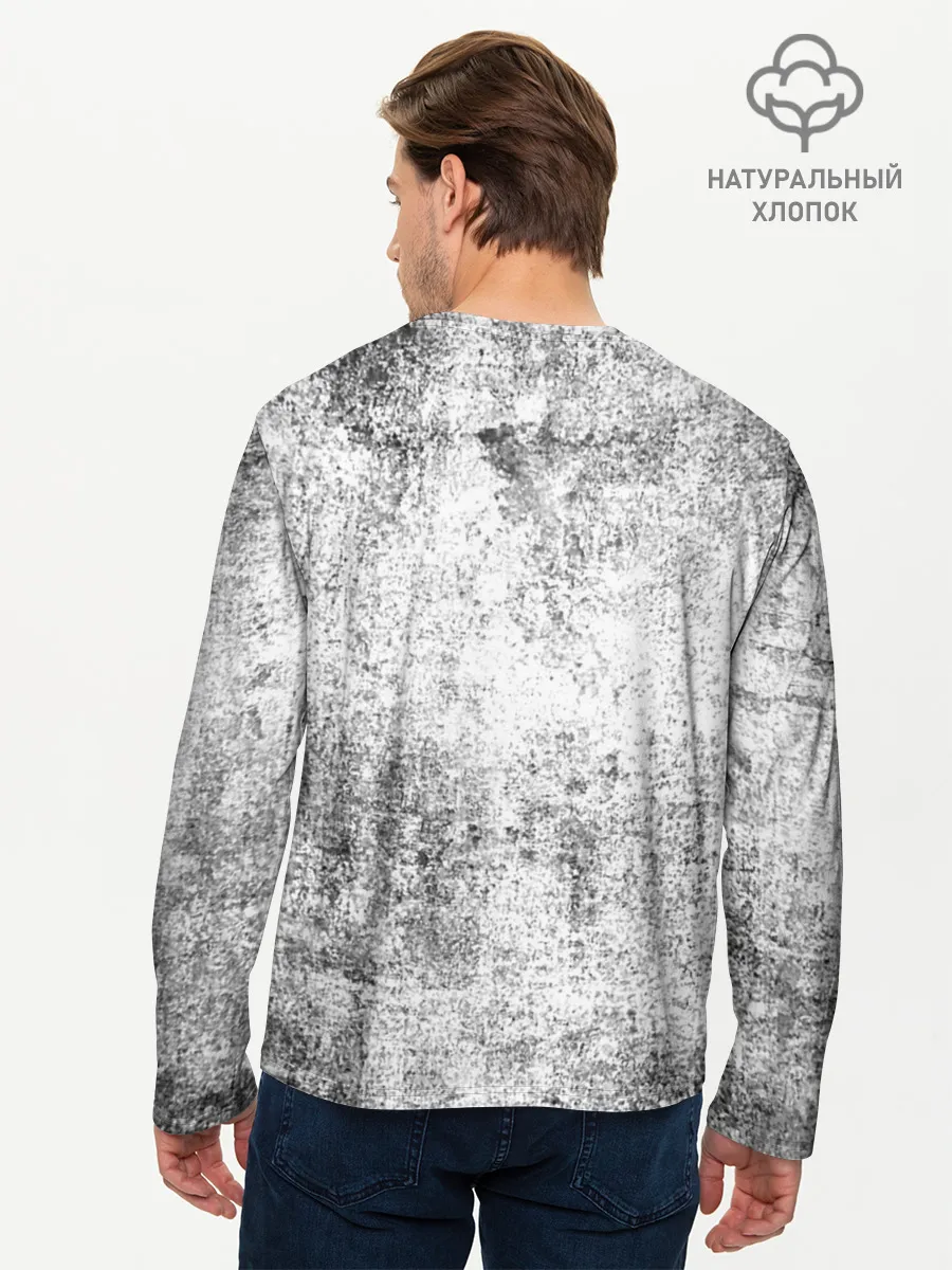 Мужской лонгслив базовый / Острые козырьки