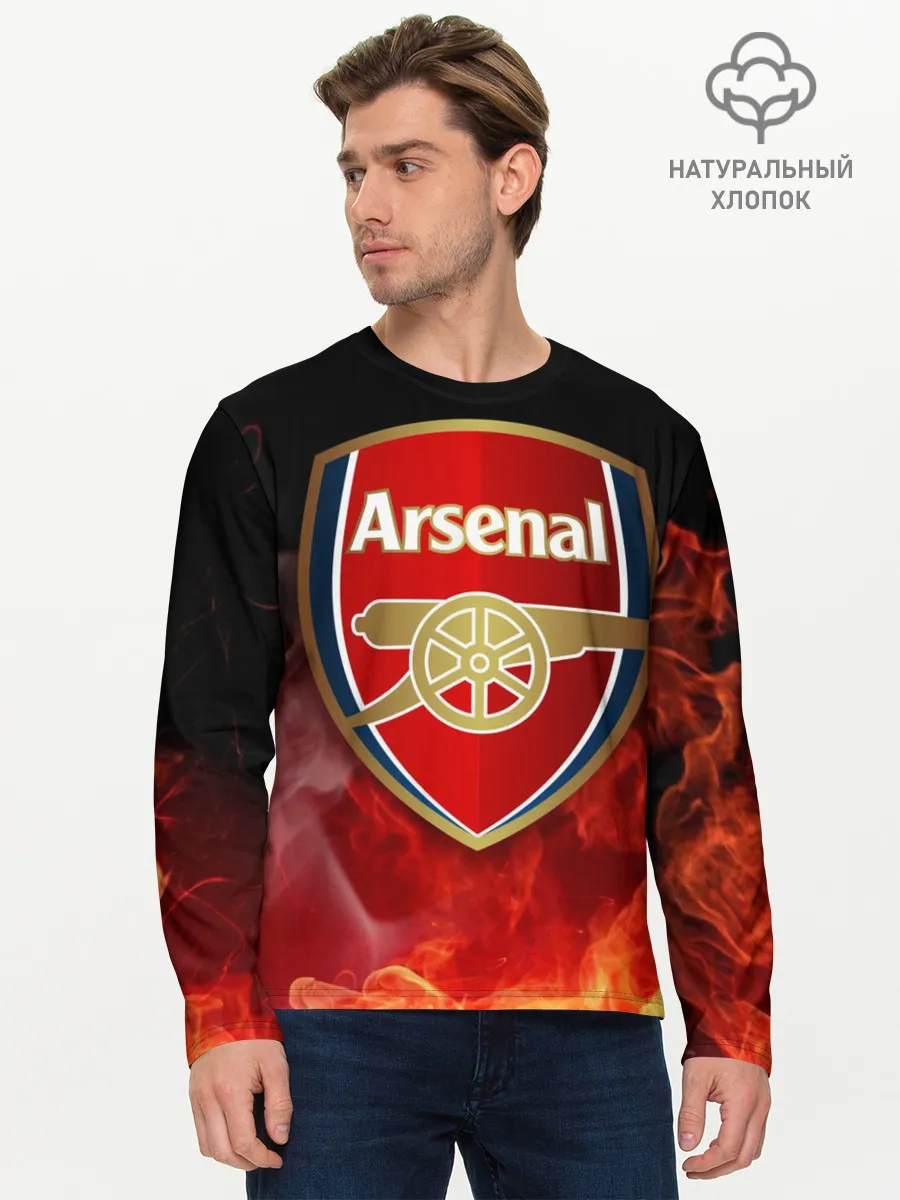 Мужской лонгслив базовый / Arsenal