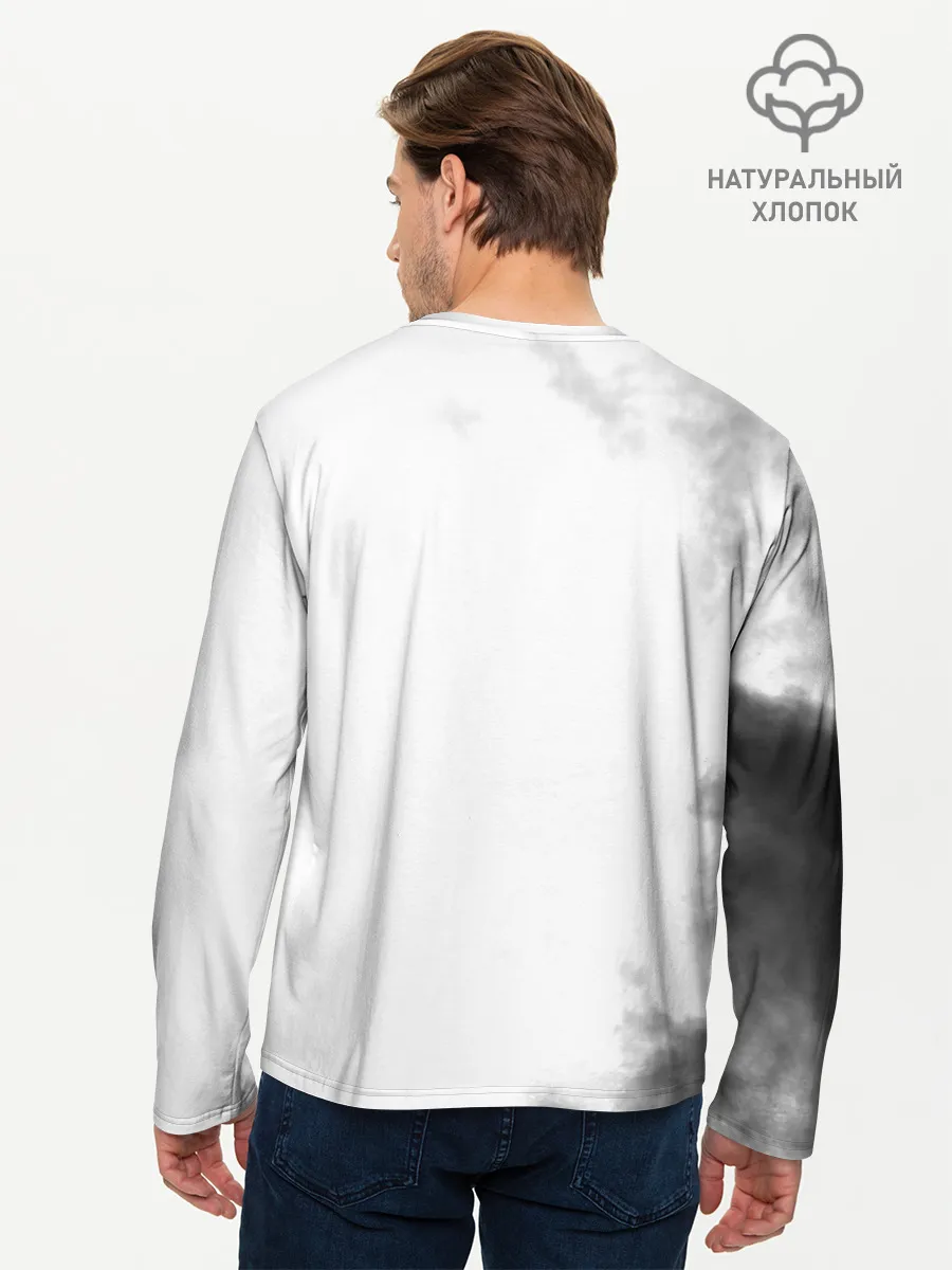 Мужской лонгслив базовый / Острые козырьки