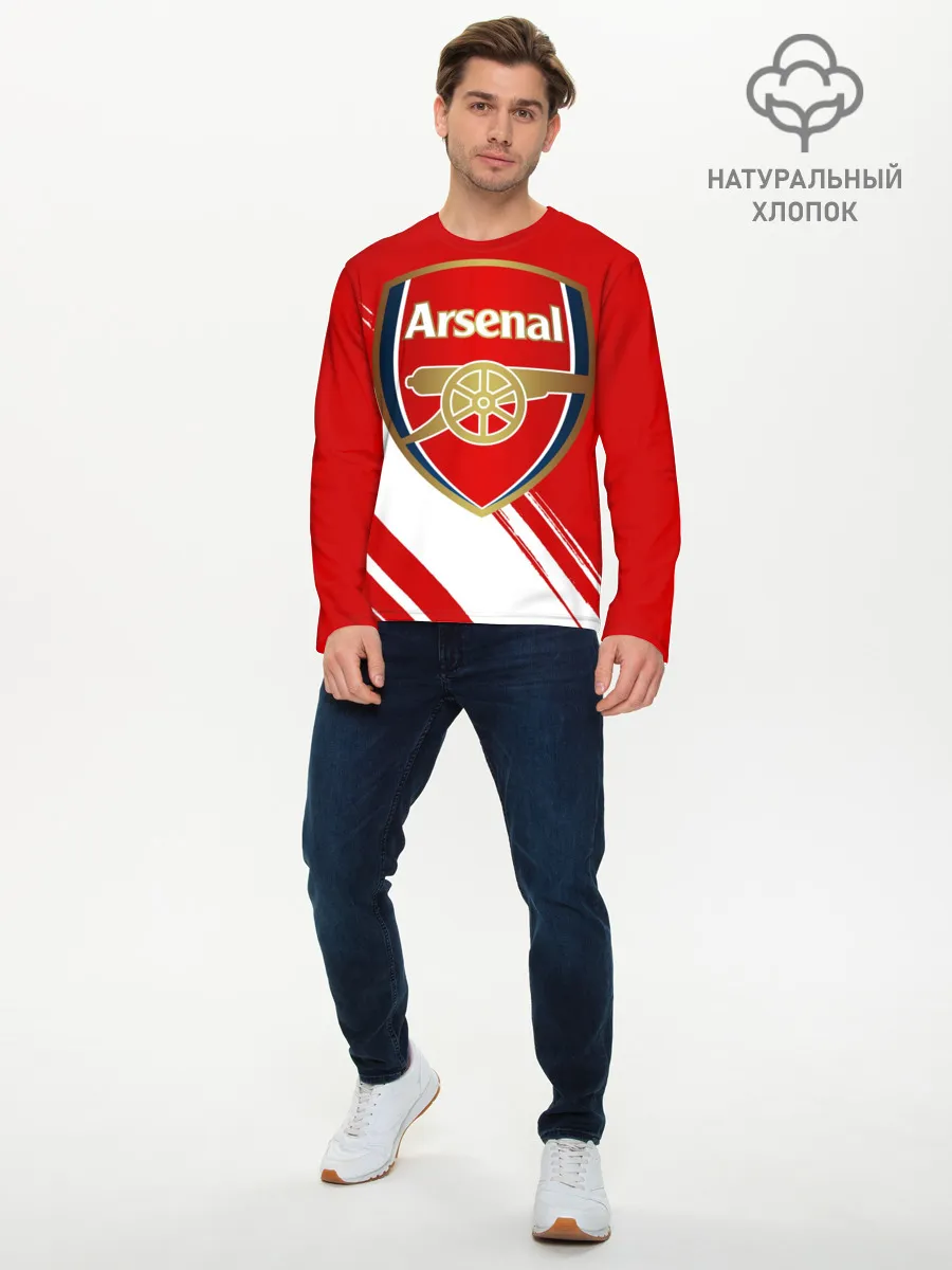 Мужской лонгслив базовый / Arsenal