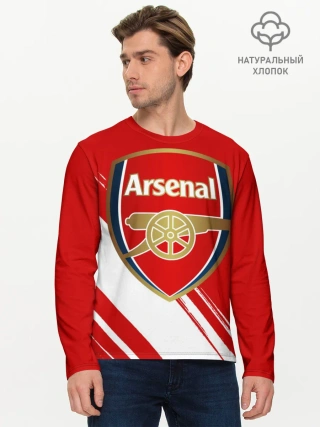 Мужской лонгслив базовый / Arsenal