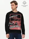 Мужской лонгслив базовый / Extreme night drift