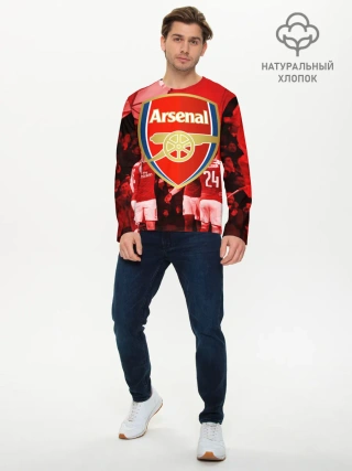 Мужской лонгслив базовый / Arsenal