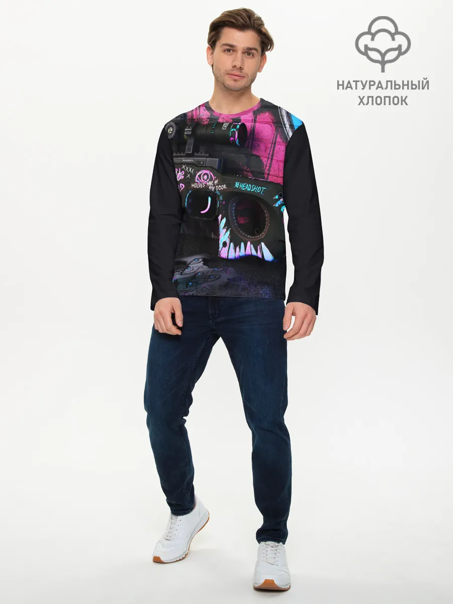 Мужской лонгслив базовый / Neo-Noir Skins - CS:GO