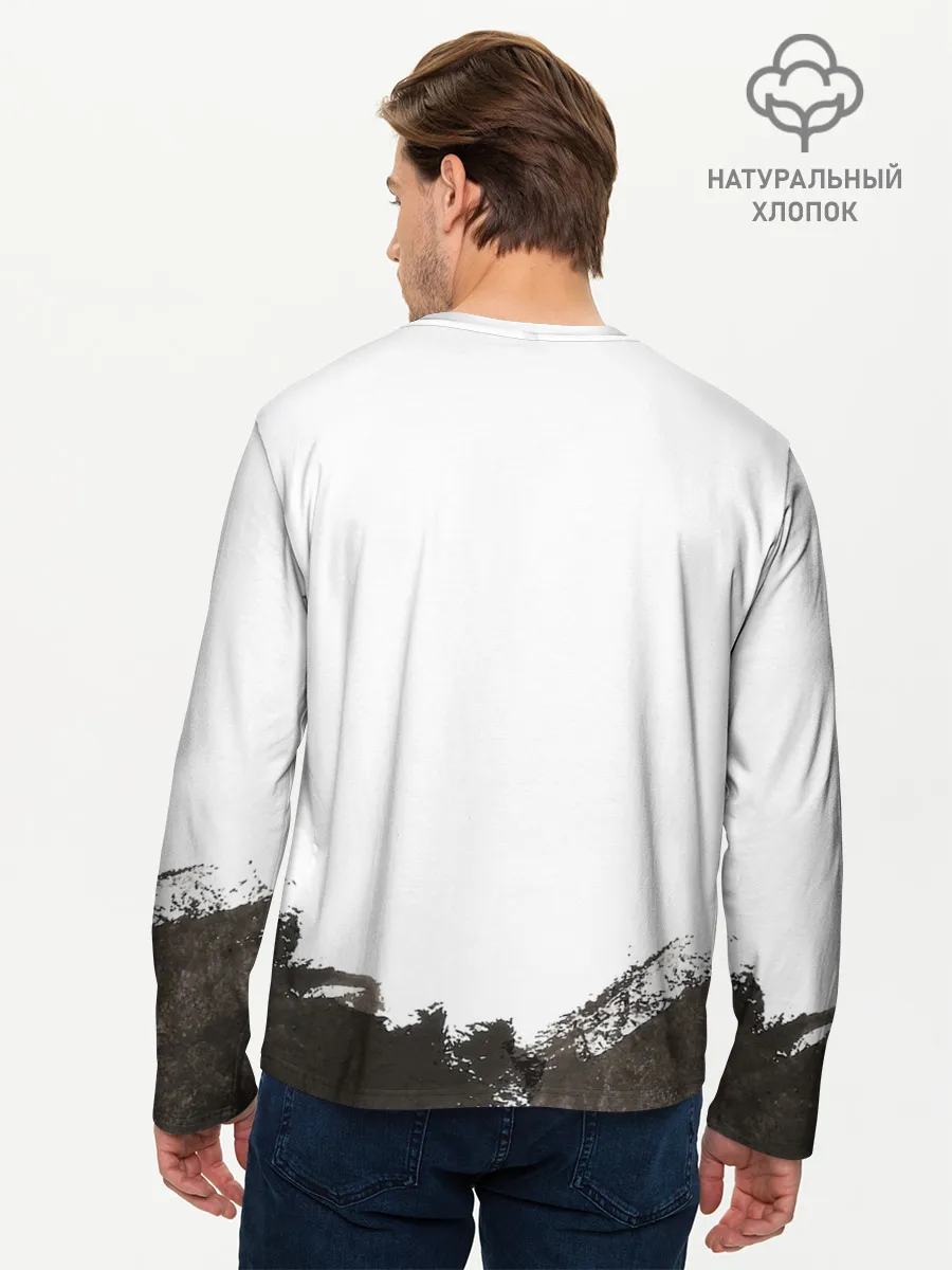 Мужской лонгслив базовый / папей гавна