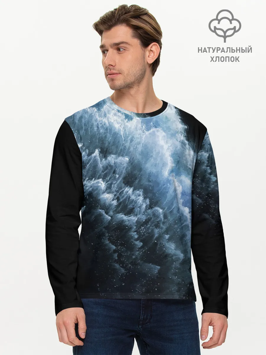 Мужской лонгслив базовый / Обои iPhone 11 Pro