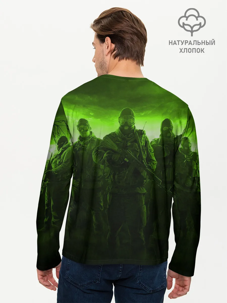 Мужской лонгслив базовый / STALKER СВОБОДА