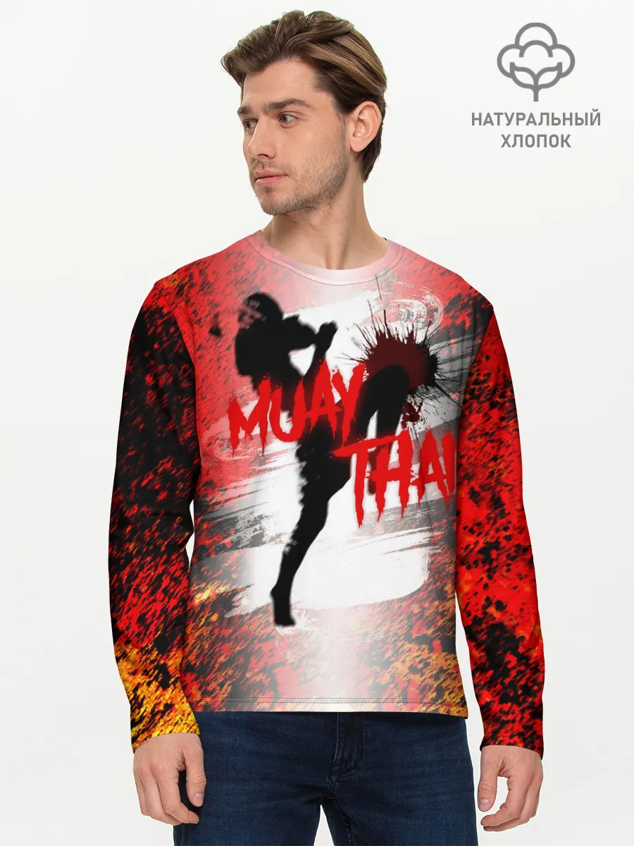Мужской лонгслив базовый / Muay Thai