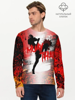 Мужской лонгслив базовый / Muay Thai