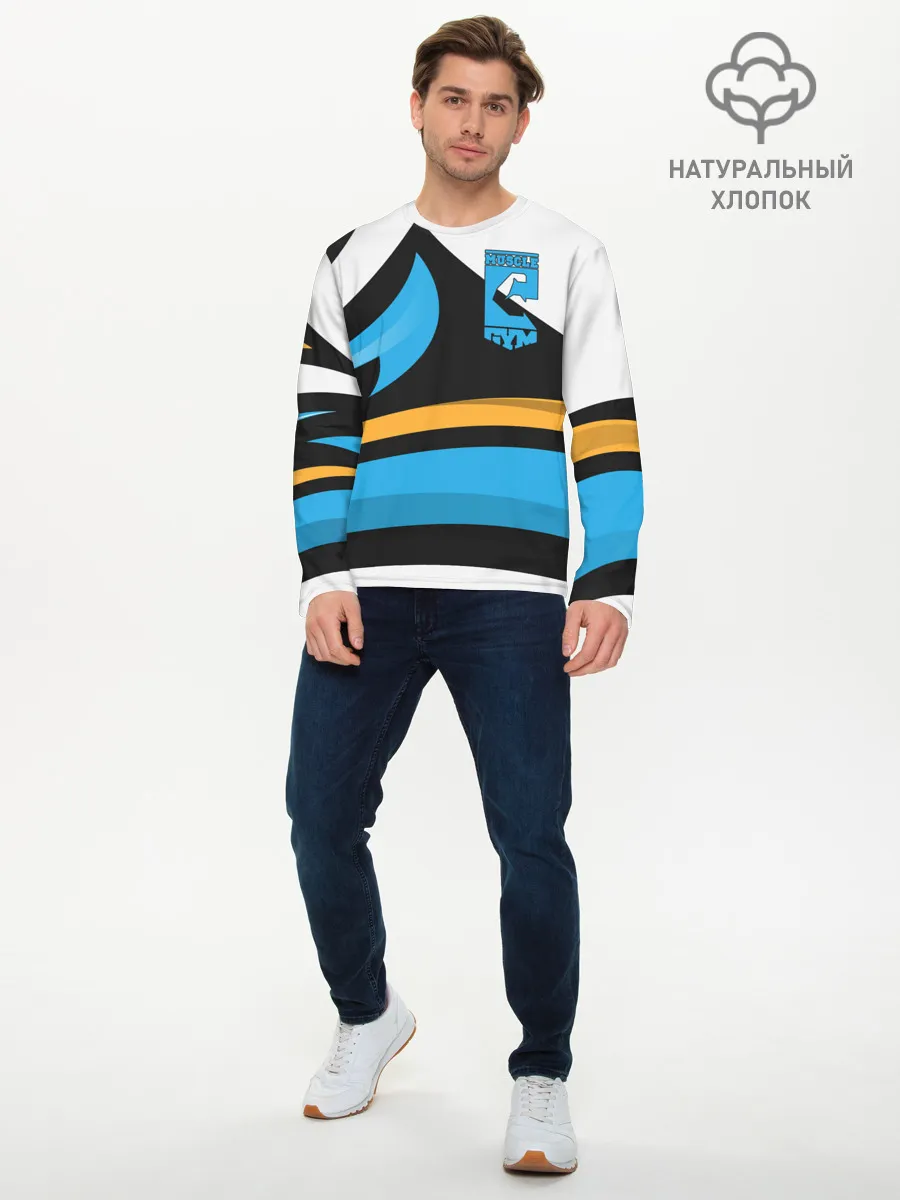 Мужской лонгслив базовый / GYM