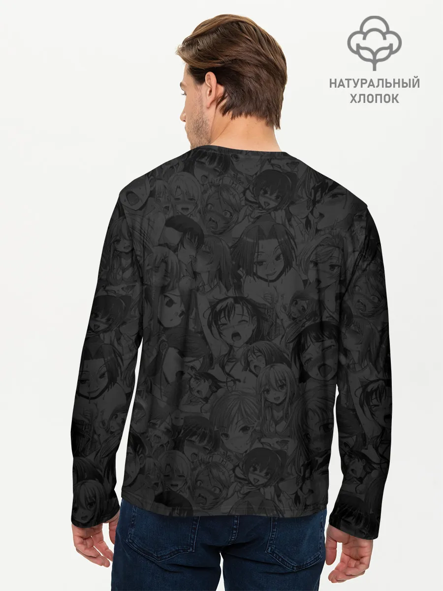 Мужской лонгслив базовый / Японская анимация