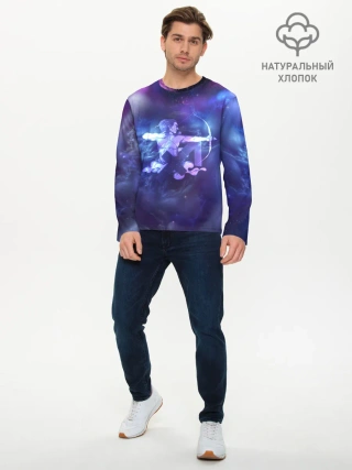 Мужской лонгслив базовый / Стрелец