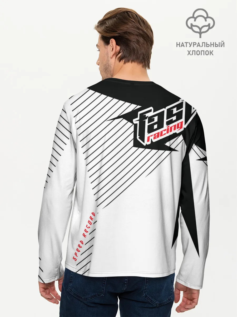 Мужской лонгслив базовый / Need for Speed