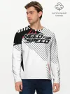 Мужской лонгслив базовый / Need for Speed