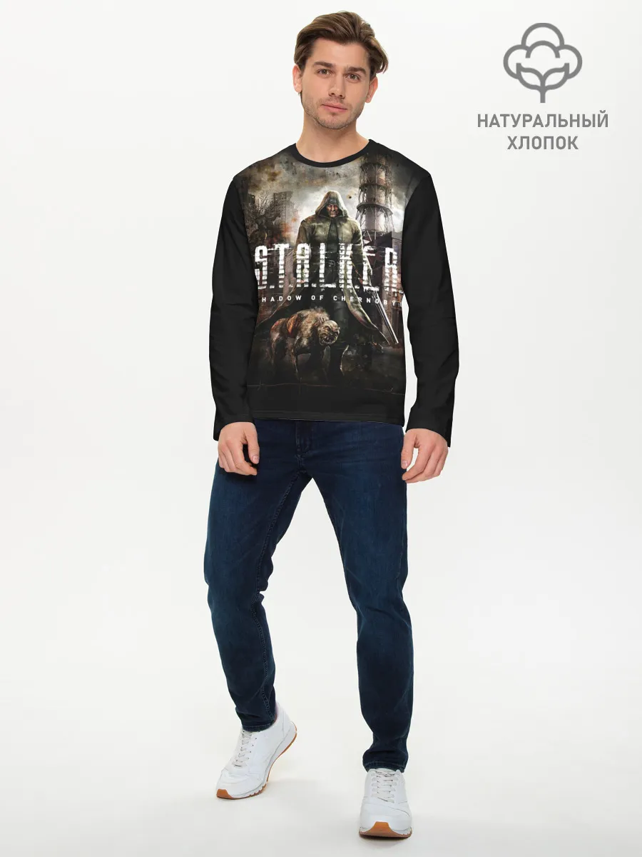 Мужской лонгслив базовый / S.T.A.L.K.E.R.