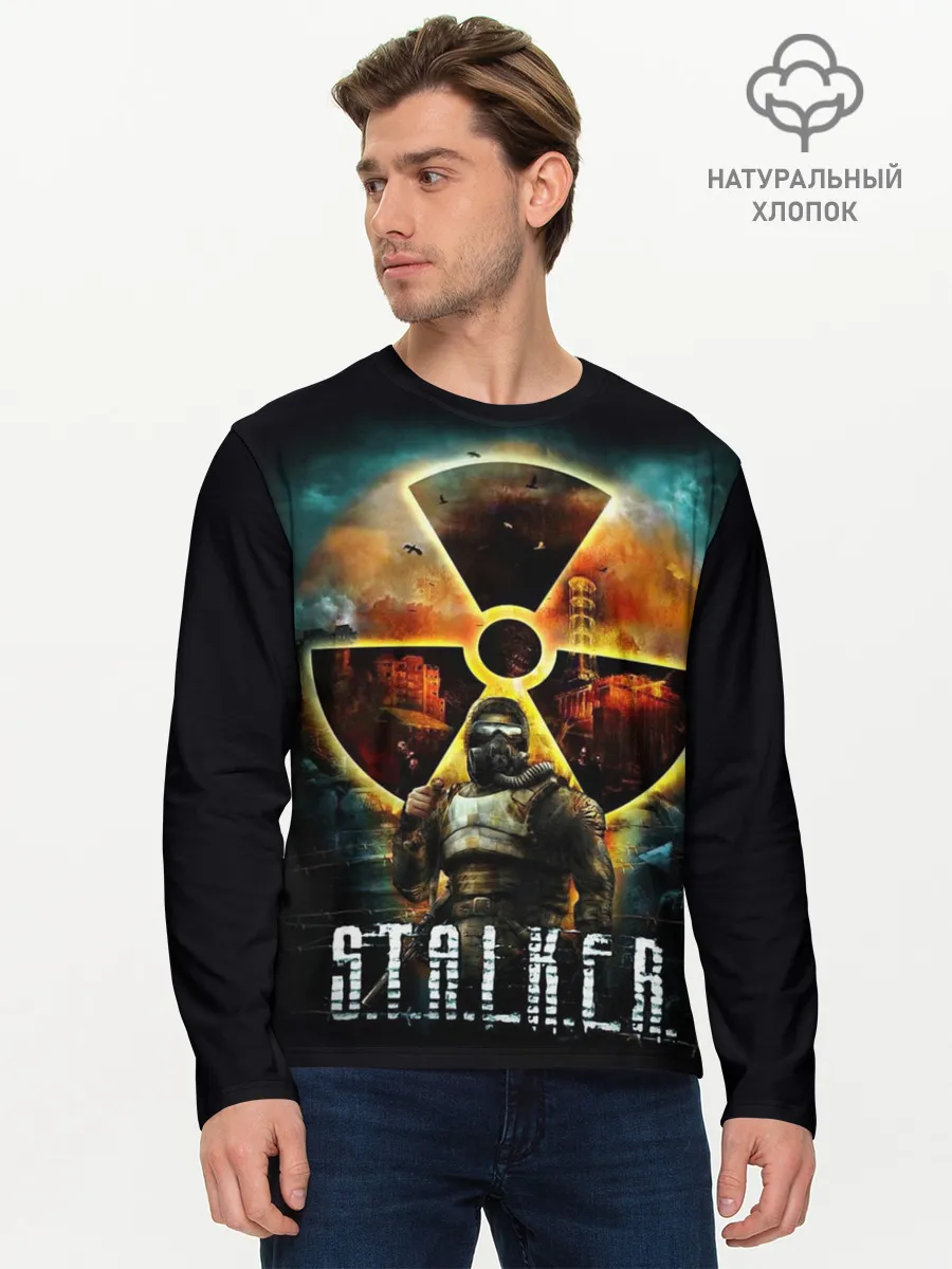 Мужской лонгслив базовый / S.T.A.L.K.E.R.