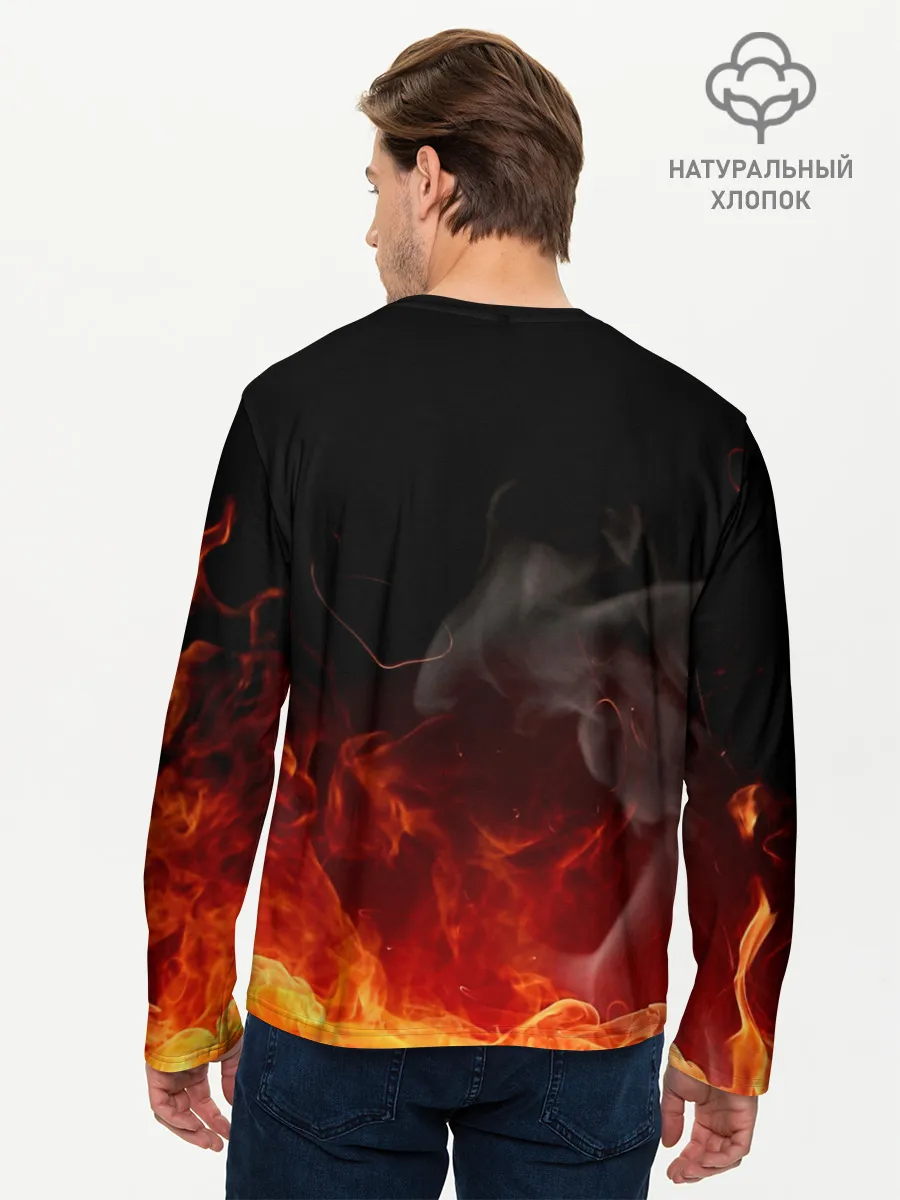 Мужской лонгслив базовый / Все идет по плану