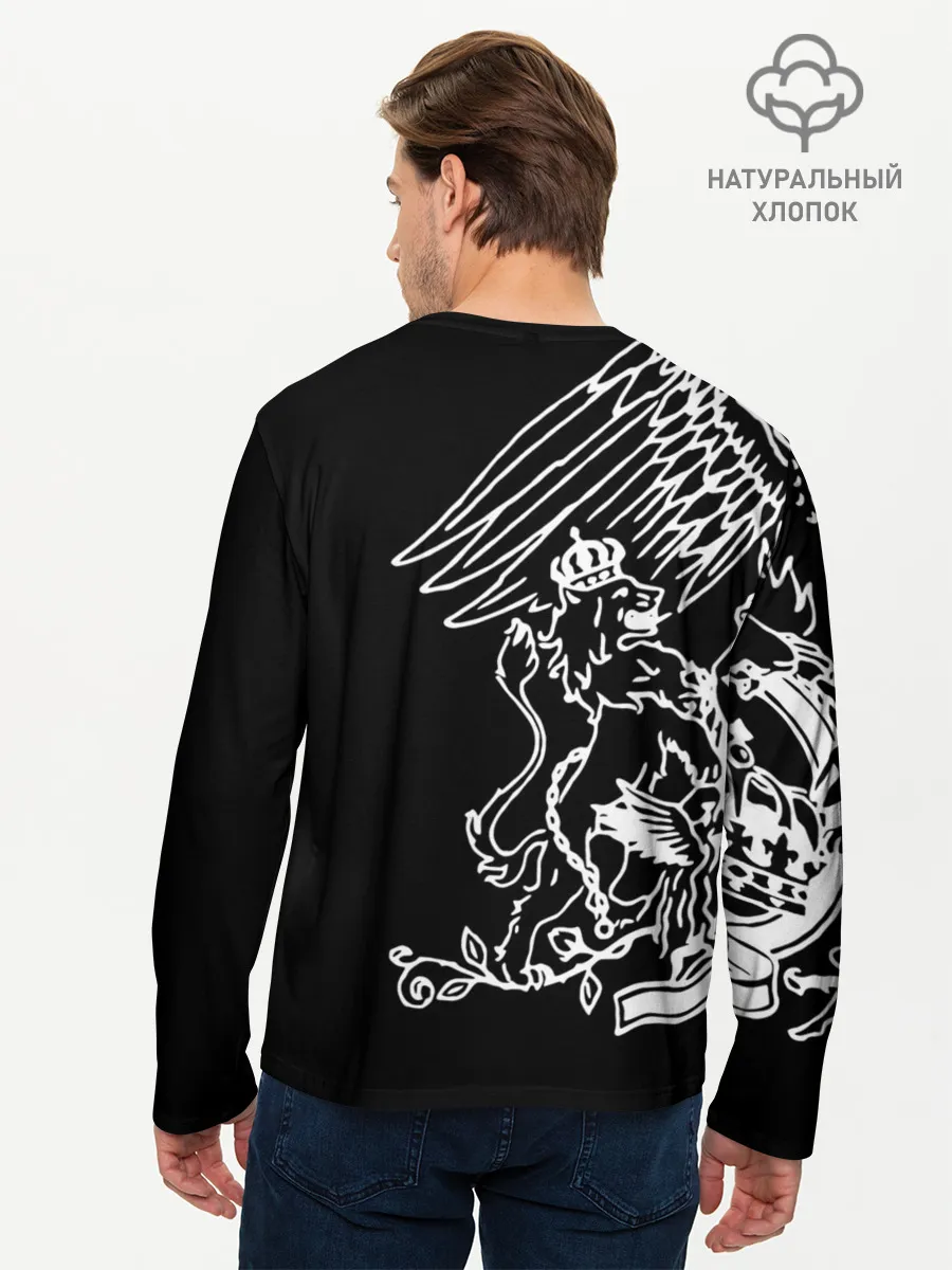 Мужской лонгслив базовый / Queen