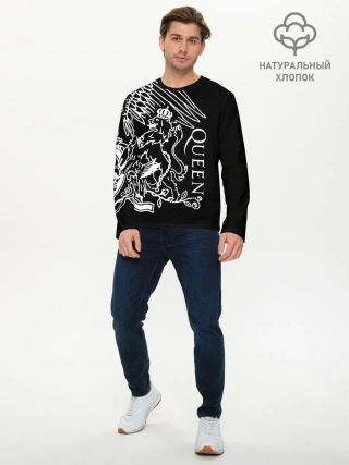 Мужской лонгслив базовый / Queen