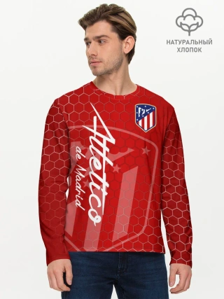 Мужской лонгслив базовый / Атлетико Мадрид
