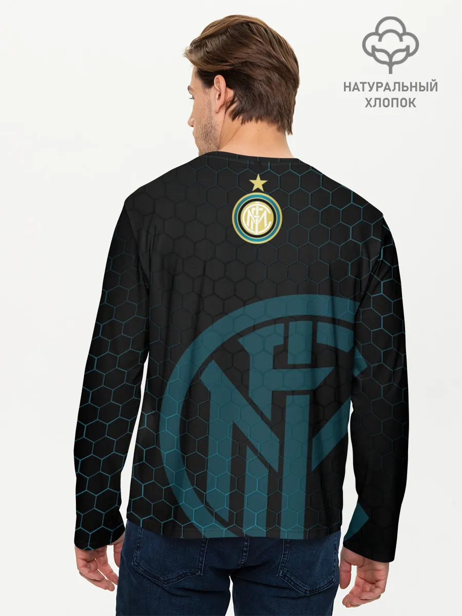 Мужской лонгслив базовый / Интер