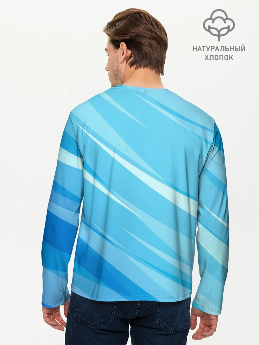 Мужской лонгслив базовый / Холодный волк