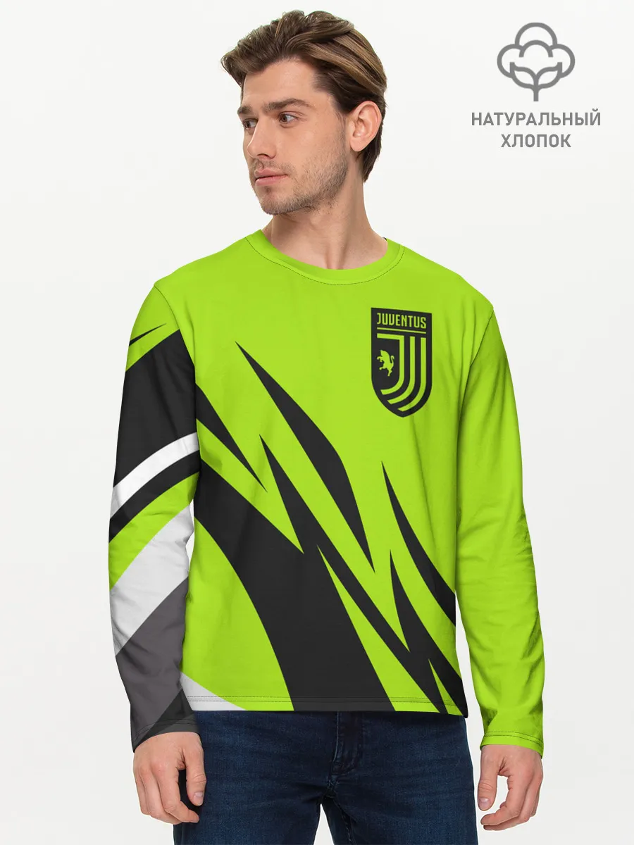 Мужской лонгслив базовый / Juventus