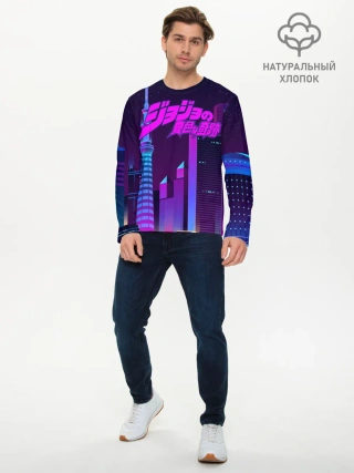 Мужской лонгслив базовый / JoJo Bizarre Adventure