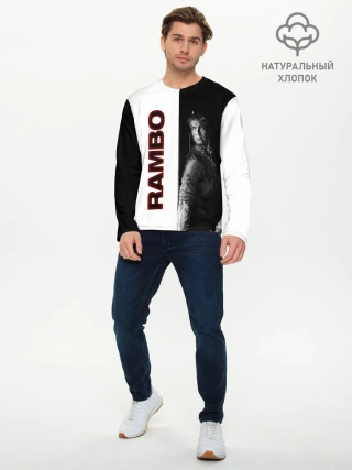 Мужской лонгслив базовый / Рэмбо: Последняя кровь