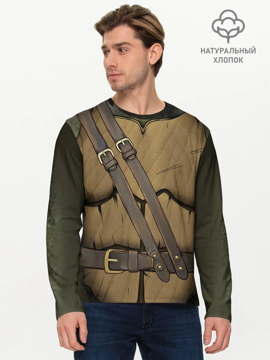 Мужской лонгслив базовый / Черепашка ниндзя