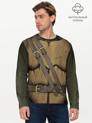 Мужской лонгслив базовый / Черепашка ниндзя