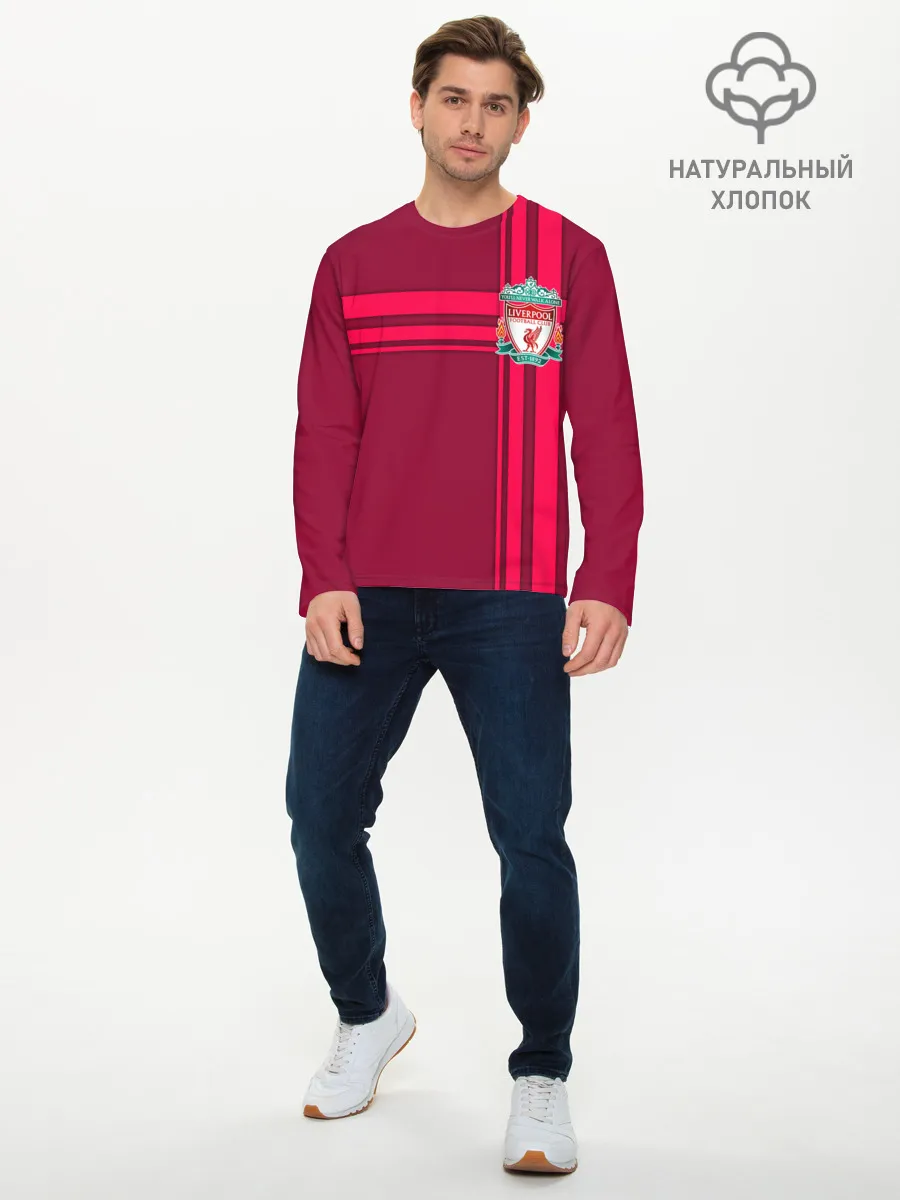 Мужской лонгслив базовый / Liverpool.