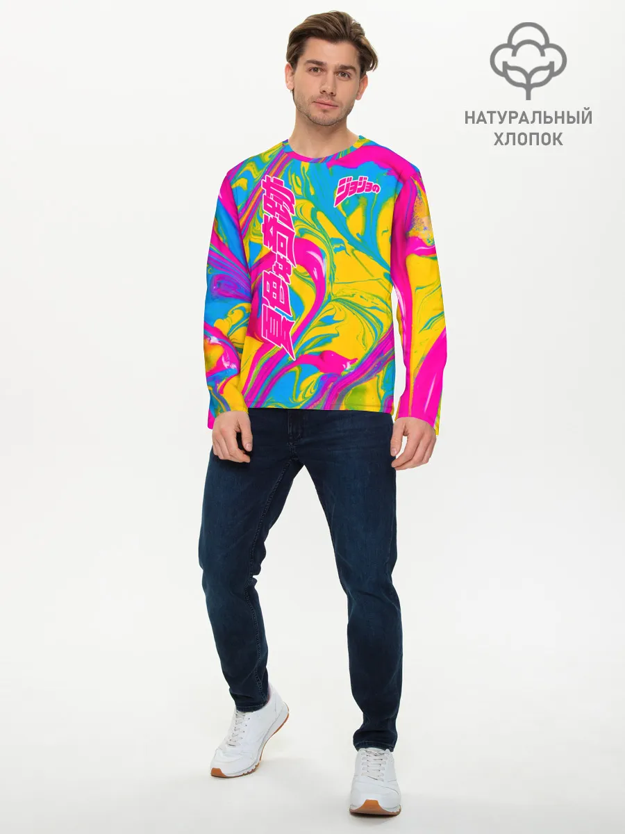 Мужской лонгслив базовый / JoJo Bizarre Adventure