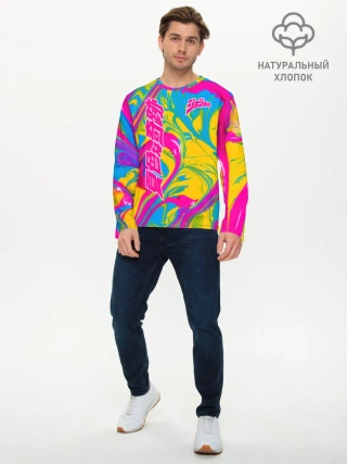 Мужской лонгслив базовый / JoJo Bizarre Adventure