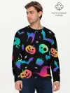Мужской лонгслив базовый / RAINBOW HALLOWEEN | ХЭЛЛУИН
