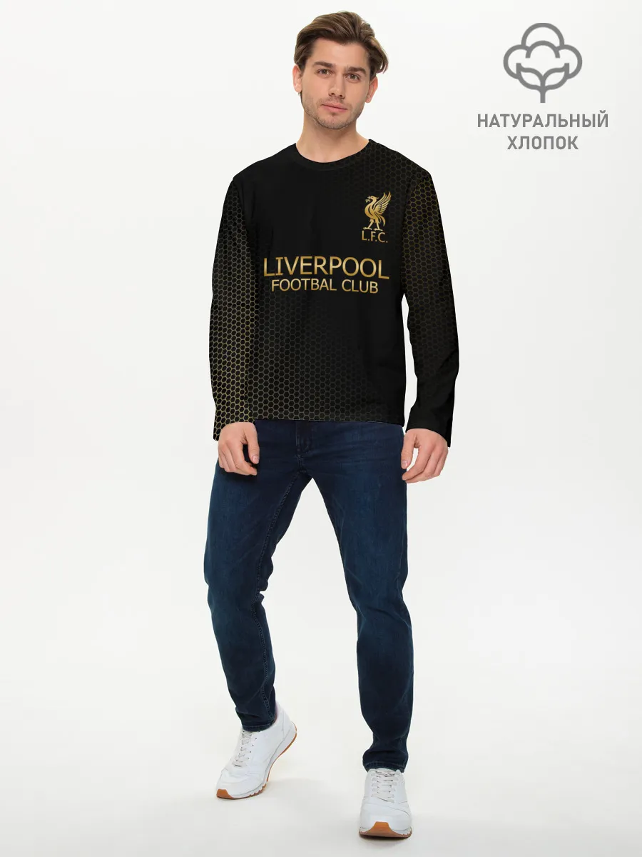 Мужской лонгслив базовый / Liverpool.