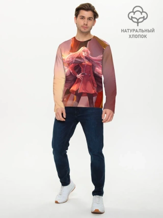 Мужской лонгслив базовый / Darling In The Franxx art
