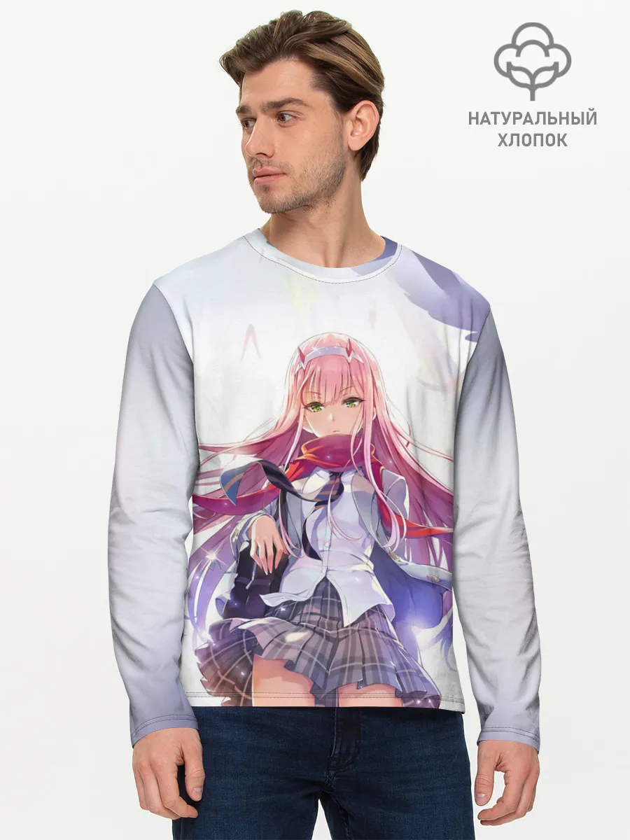 Мужской лонгслив базовый / Ноль два арт