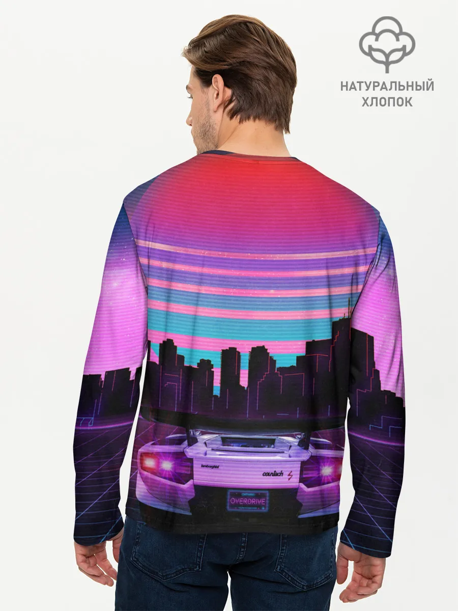 Мужской лонгслив базовый / Need For Speed Heat