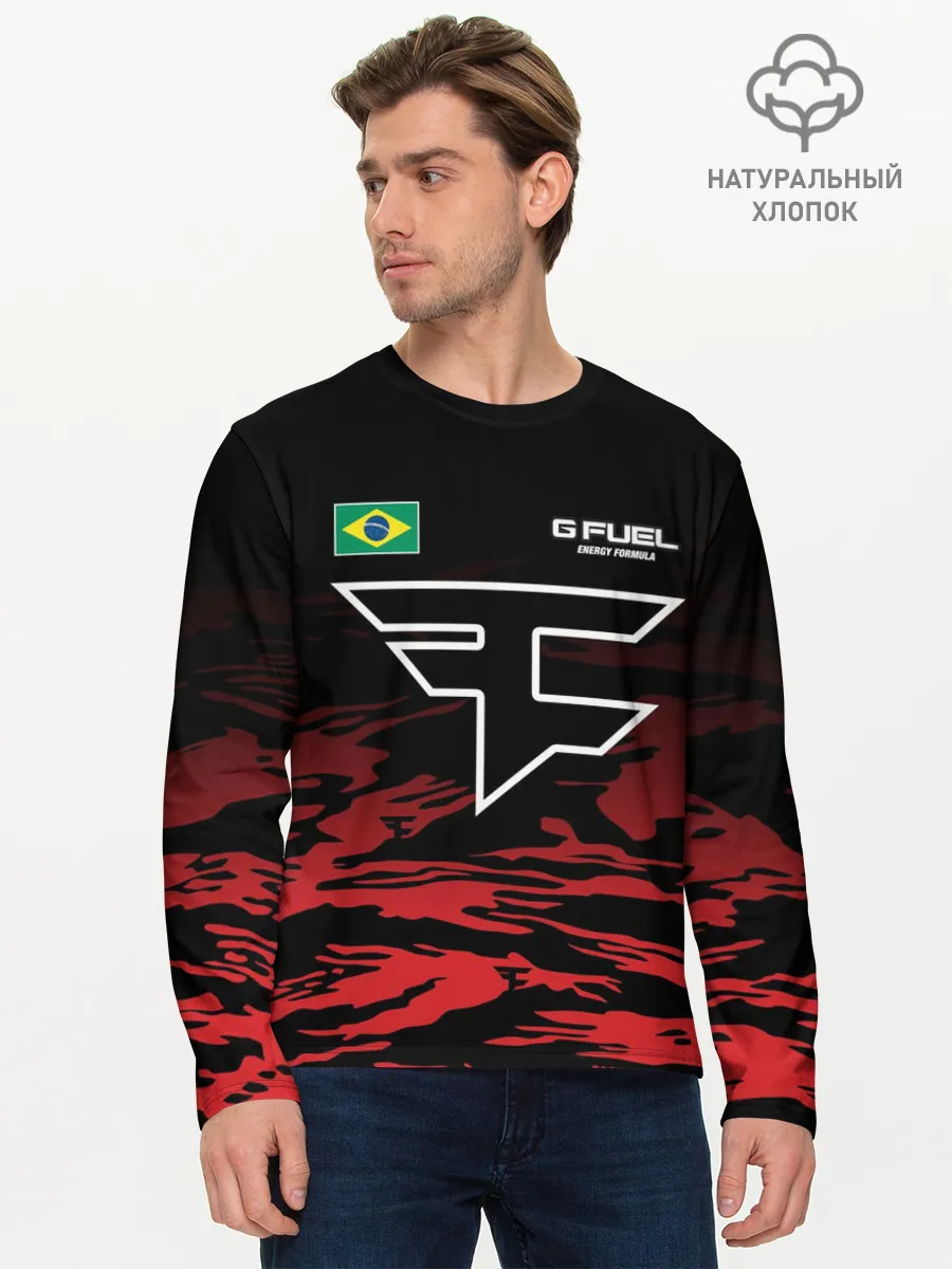Мужской лонгслив базовый / cs:go - FaZe Clan