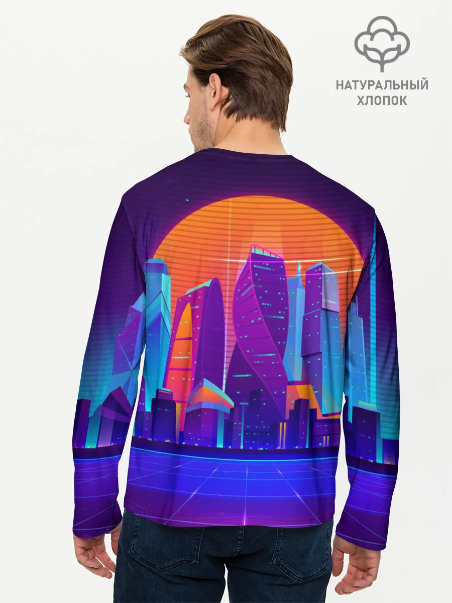 Мужской лонгслив базовый / НЕОНОВЫЙ ГОРОД