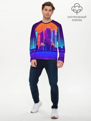 Мужской лонгслив базовый / НЕОНОВЫЙ ГОРОД