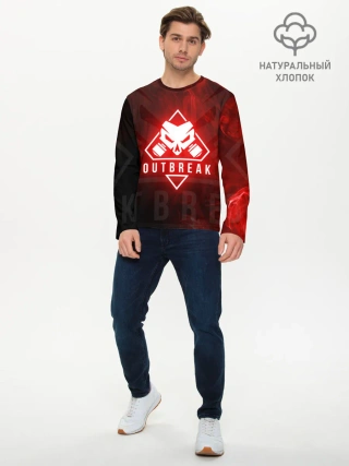Мужской лонгслив базовый / RAINBOW SIX SIEGE OUTBREAK