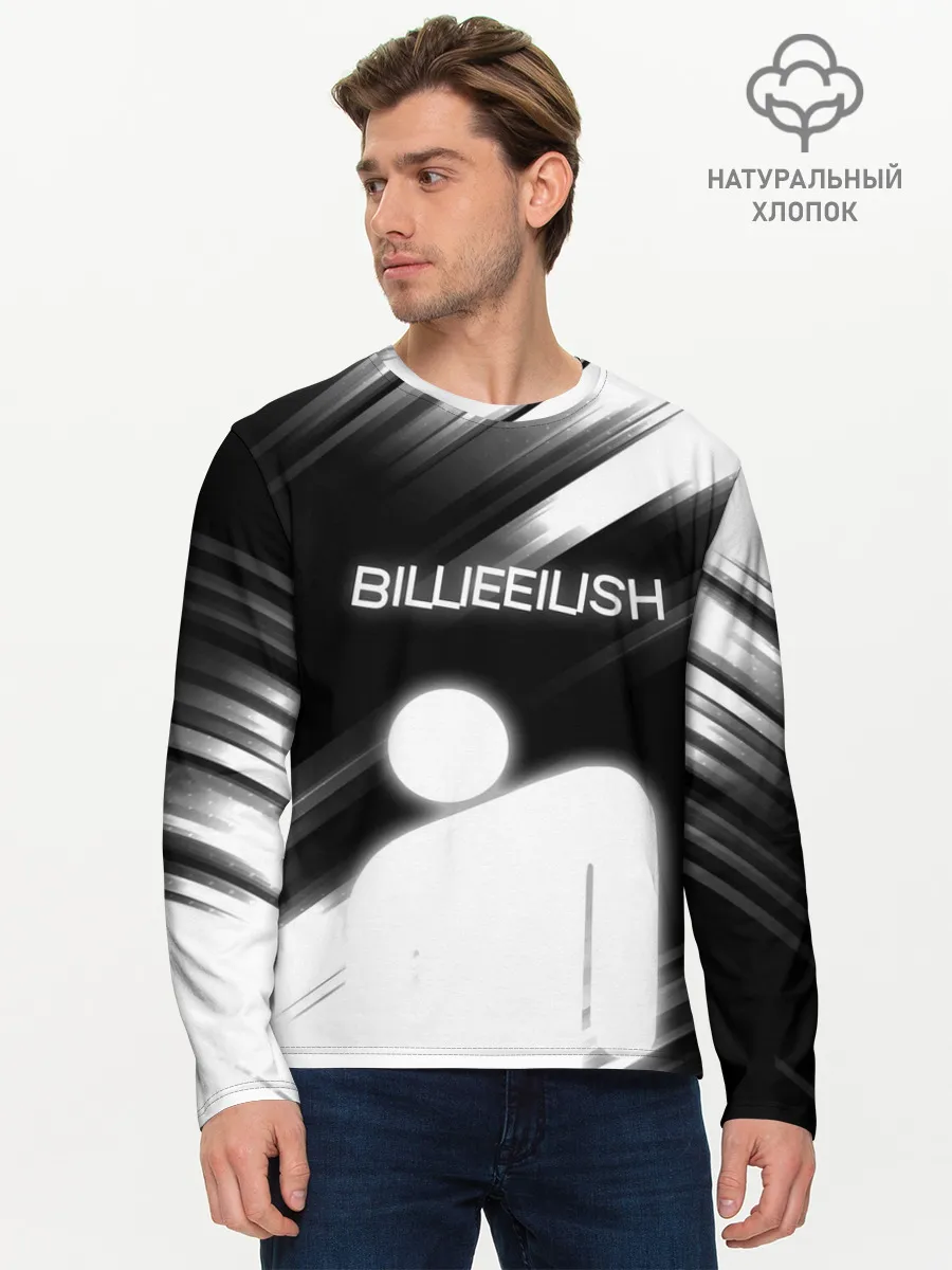 Мужской лонгслив базовый / Billie Eilish.