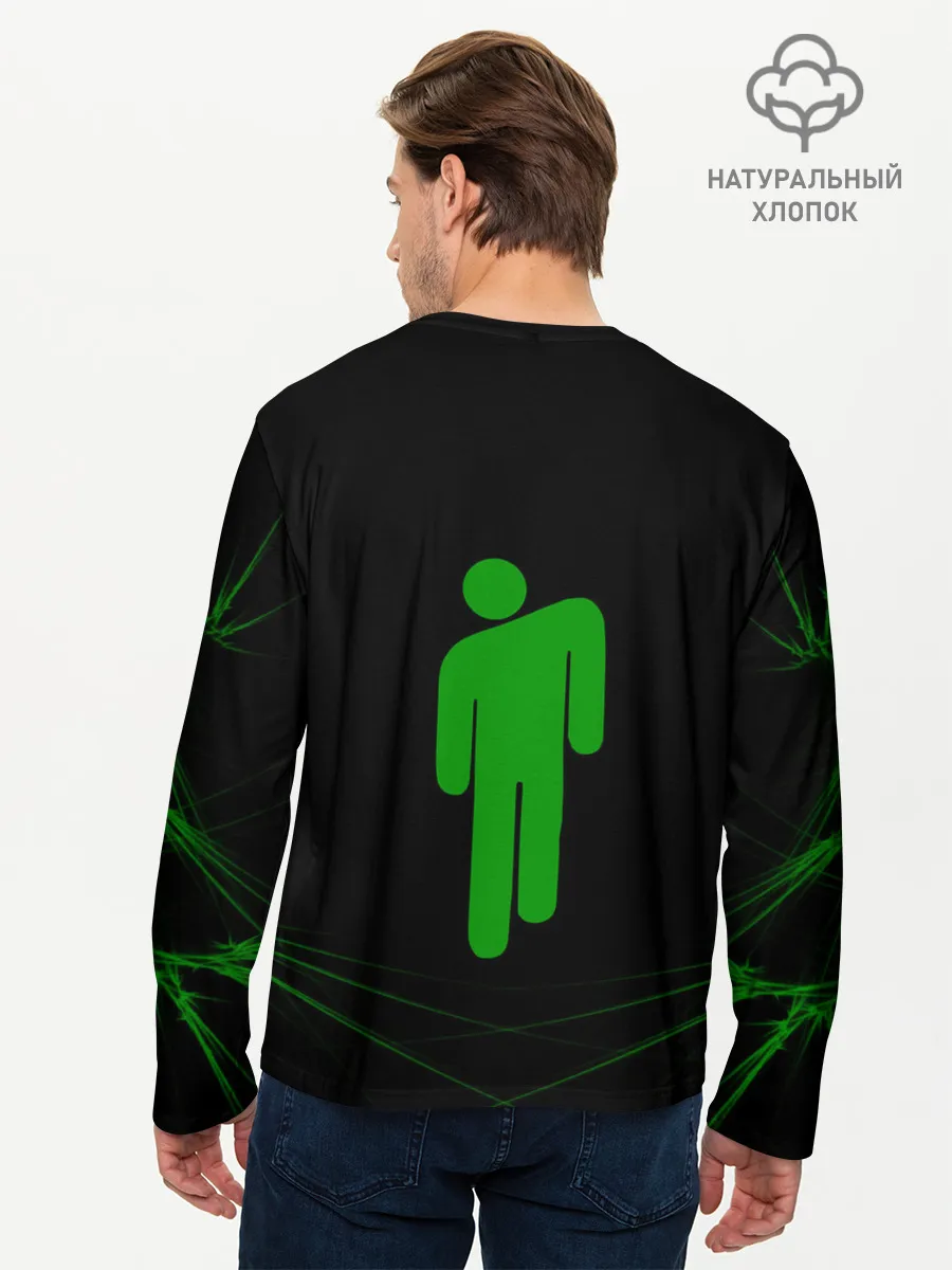 Мужской лонгслив базовый / Billie Eilish.
